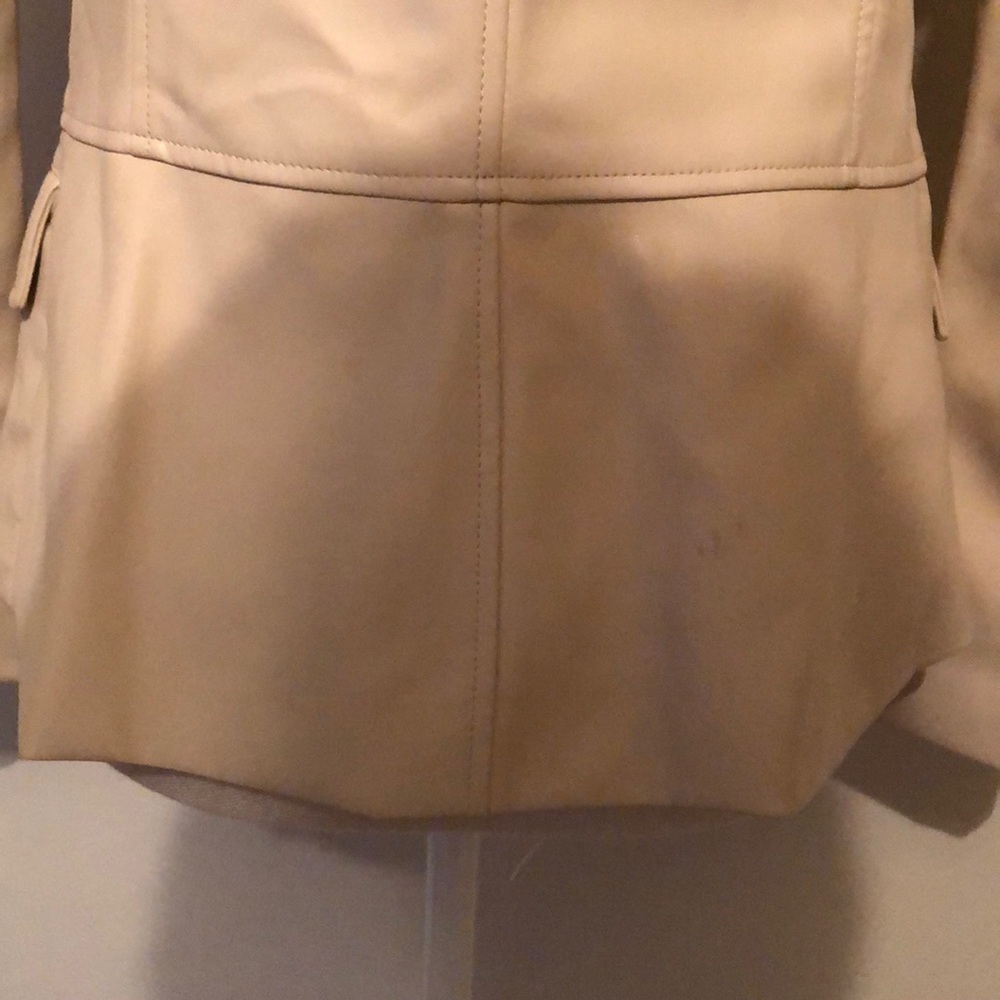 Dnky (nwot)faux leather jacket, light tan, xs - Picture 9 of 11
